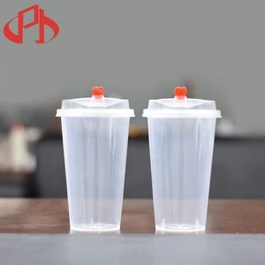 Portable travel packing milk tea beverage water bottle fresh juice packaging disposable cup