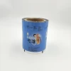 PP/PE/PVC/PET/OPP Material Roll Packaging Film Blue Color Food Custom Advertising Film