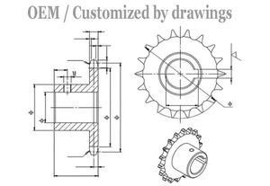 Precision casting and machining steel internal gear