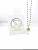Import Pregnancy bola smooth gold - CHARLOTTE (Pearl chain/black crystal) ladys gift plate name necklace from France