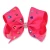 Import Pretty Heart Shape Pattern Hair Accessory Grosgrain Ribbon Bows For Babies from China