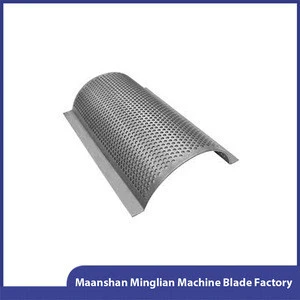 price list plastic &amp; rubber machinery parts stainless steel granulator screens
