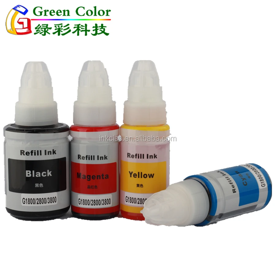 Printing ink suitable for Canon PIXMA G3400 G2400 G1400 Bottle dye ink