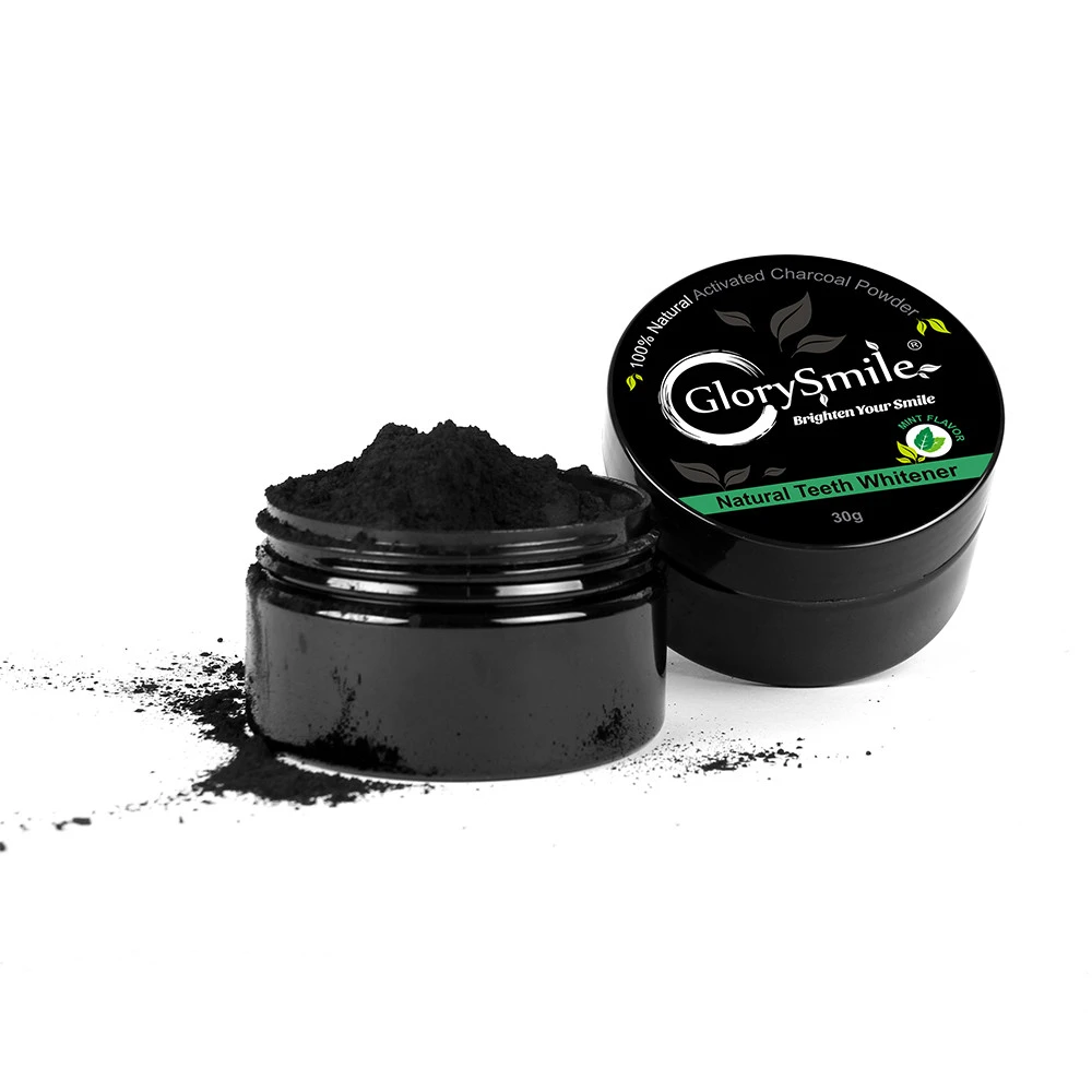 Private Label 30g Natural Organic Teeth Whitening Coconut Charcoal Powder