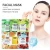 Import Private Label Korean Sheet Beauty Face Mask Whitening Skin Moisturizing Fruit Aloe Vera Mascarillasl Skin Care Facial Mask from China