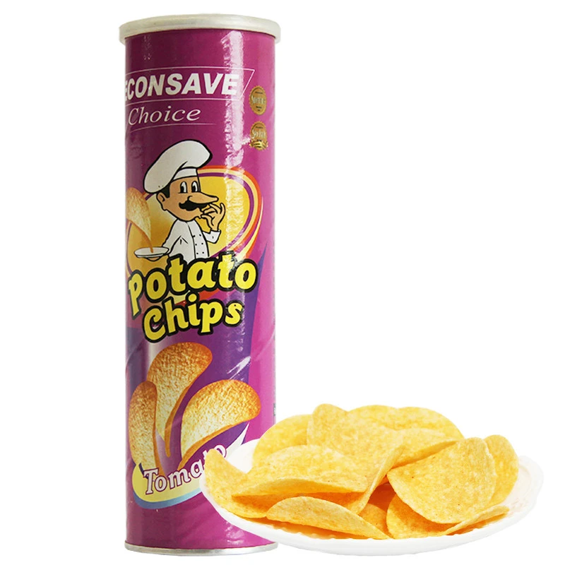 Private label pringles style potato chips