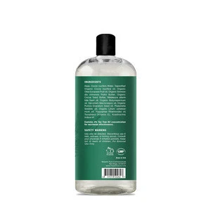 Private Label Pure Natural Organic Tea Tree Body Wash Deep cleaning Moisturizing Body Shower Gel