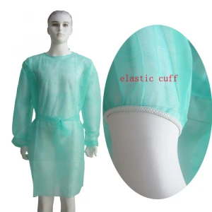 Professional disposable PP isolation gown