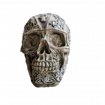 PROMOTIONAL 3D ANTIQUE WEATHERING RESIN HUMAN SKULL SKELETON HEAD HOLIDAY GIVEAWAY HALLOWEEN DECORATIVE STATUE MODELS GIFTS