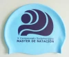 Promotional Adult Custom Brand Silicone Swimming Caps 55g/pc