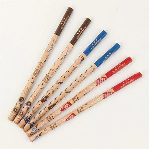 Promotional Custom   Personalized Logo Hexagon Wooden Hb Pencil With Eraser