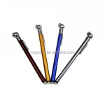 Promotional tire keychain pressure gauge