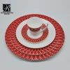 P&T LongDom Royal Ware wholesale bone china dinner plates Colorful ceramic dinnerware sets