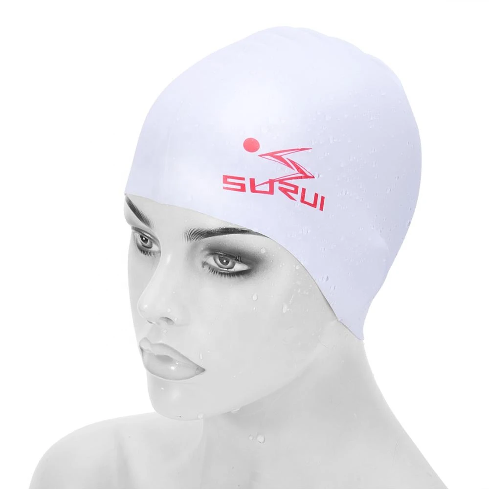 pure silicone material classic flat  swimming  Cap with Your Logo