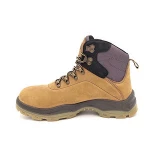 PU/TPU INJECTION AND CRAZY HORSE LEATHER SAFETY SHOES FOR MEN