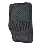 PVC Black Color Full Set Universal easy to clean Car Foot Mat