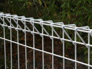 PVC coated Welded Iron Wire Mesh Fence Panel