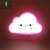 Import Qiaoda Manufacturers ABS Small Lovely Cloud Shape Switch Light Safety  Low Voltage 1W Sleep Night Light Baby room luce notturna from China