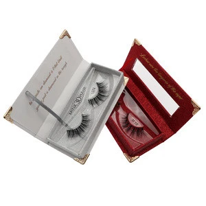 Qingdao medusa false eyelashes private label 3D mink eyelashes with custom eyelash box