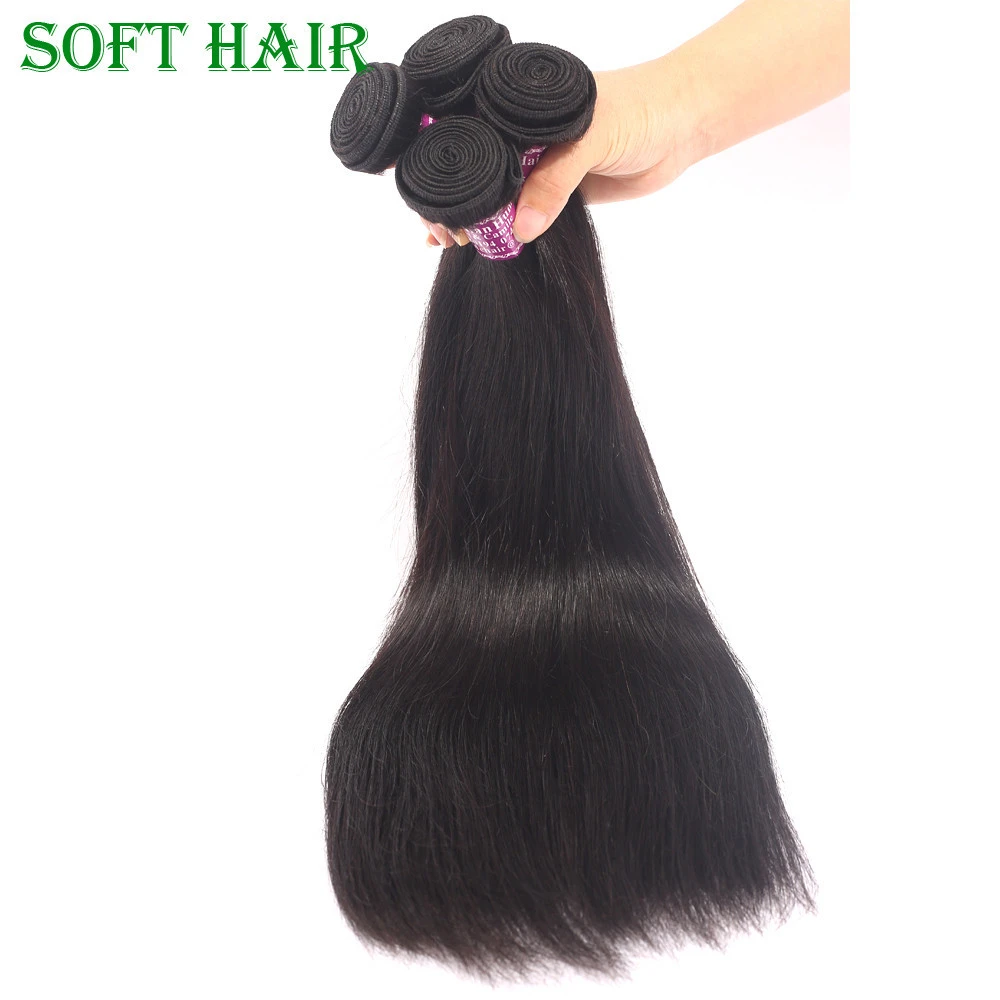 Qingdao Soft Hair Vendors Wholesale Straight Weft 10a Cuticle Aligned Human Hair Weave Bundles Unprocessed Virgin Brazilian Hair