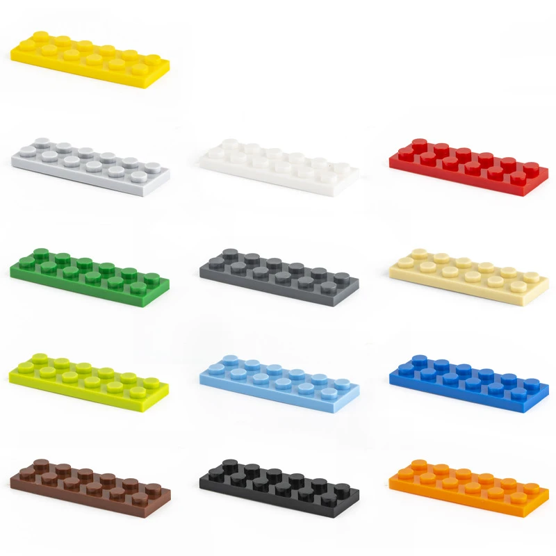 Qualified ABS 2X6 Dots Plastic Small Blocks Plate Bulk Blocks Accessory