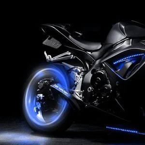QY Car Wheel LED Light  Bike Light Tire Valve Cap Decorative Lantern Tire Valve Cap Flash Spoke Neon Lamp