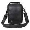 Real Cowhide Leather Shoulder Bag Mens  Messenger Bag 1007A