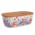 Import rectangle bread bamboo fibre food container safe non-toxic printed pattern from China