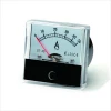 Rectangle shape pointer type panel current ampere meter direct moving iron structure AC 50A ammeter ST-45 50*50mm