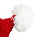 Red Christmas custom and Easy to clean and reuse Caps Fit for children with our loge