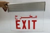Red Green Optional Panel Color Rechargeable Commercial Industrial Lighting Emergency Exit Signs