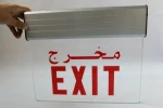 Red Green Optional Panel Color Rechargeable Commercial Industrial Lighting Emergency Exit Signs