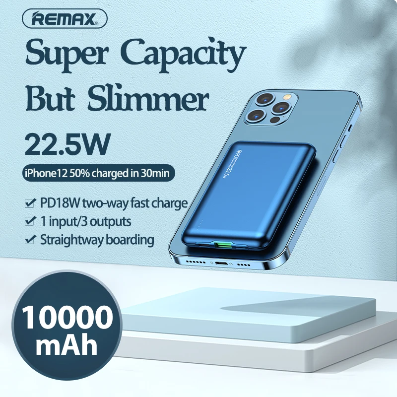 Remax Join Us RPP-170 22.5W Powwr Bank 10000Mah Power Powerbank Fast Charging Battery Portable Charger