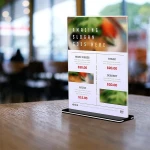 Reserved Table Sign Wholesale Factory Direct Custom Size Clear Acrylic Retail Shops Hotel/restaurant Etc. Advertising Countertop