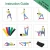 Import Resistance band Loop Exercise  for Home Gym  Legs,Glutes,Physical Therapy Pilates Yoga Exercise from China