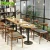 Import restaurant dining table set from China