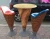 Import restaurant furniture bar chairs Ice Cream Cone Shop Furniture for kids from China