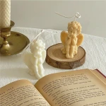 Retro French Angel Incense Candle Soy Wax Interior Decoration Shooting Props Scented Candles Soy Wax Candles Wholesalers