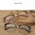Import Retro Metal Half Frame Italian Design Unisex Glasses Optical Spectacle Eyewear China Wholesale Optical Eyeglasses Frame from China
