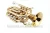 Import Roffee Musical Brasswind Instrument Gold Lacquer Bb Key Brass Mini Pocket Trumpet from China