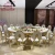 Import Romantic golden stainless steel half moon/ round wedding table from China