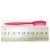 Import Rose color Mini Make up tool Plastic Pink Color Eyebrow comb eyebrow brush from China