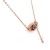 Import Rose Gold Envy Eye Pendant Projection I Love You Necklace 100 Languages from China