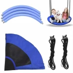 Round Garden tree porch Patio kids adult  hanging Saucer Swing chair hammock set Nest Playground swing seat