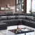 Import royal elegant living room furniture sets full leather sofa love set from China