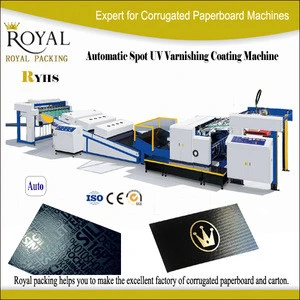 RYHS  UV coating machine for high quality paper