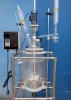S212-100L high quality jacketed glass reactor/glass chemical reactor