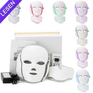 Salon LESEN  PDT 7 colors led light therapy facial machine for face beauty
