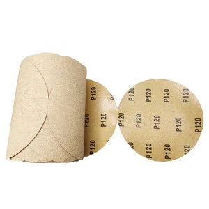 SATC High Quality Durable 120 Grit 6 Inch Aluminum Oxide Abrasive Sandpaper Roll with Adhesive Backing