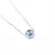 Import sea ocean jewelry  beautiful stone jewelry silver plated fashion pendant accessories minimalist mermaid necklace from China